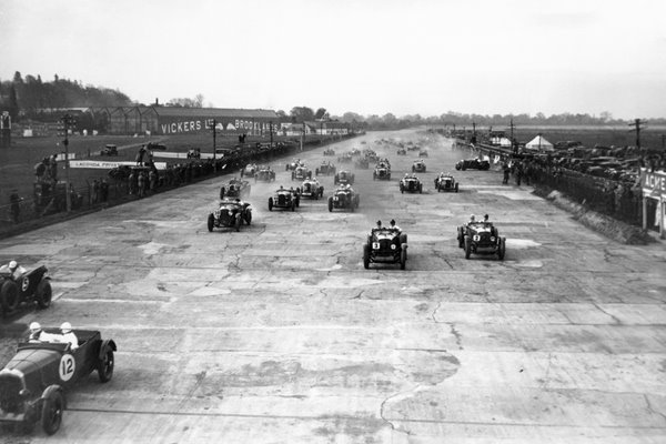 Racing At Brooklands 1930