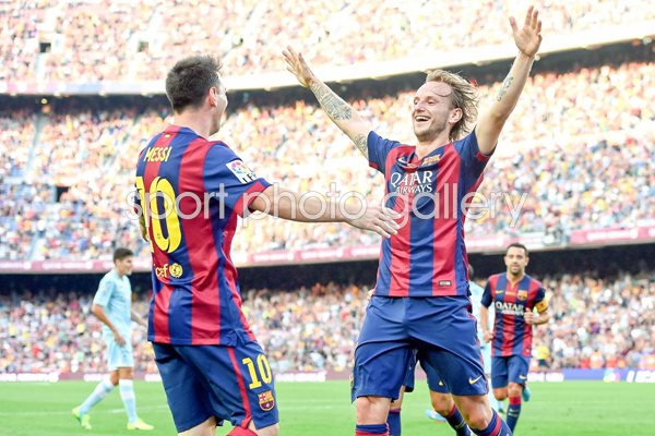 Ivan Rakitic FC Barcelona celebration