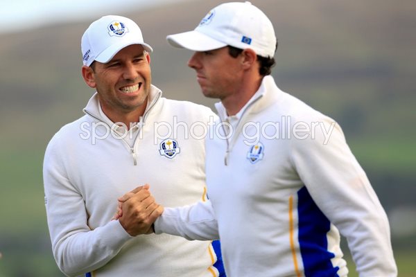 Rory McIlroy Sergio Garcia Europe Ryder Cup 2014