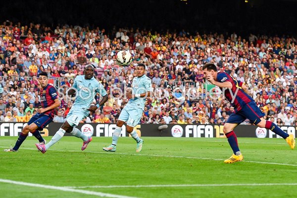 Lionel Messi Barcelona 400th Career Goal