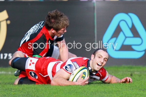 Charlie Sharples of Gloucester - LV Anglo Welsh Cup