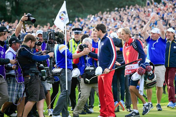 Jamie Donaldson Winning point Europe 2014 Ryder Cup