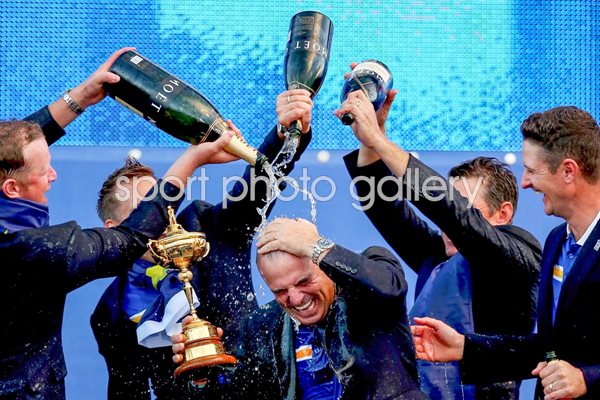  Paul McGinley and the Team 2014 Ryder Cup