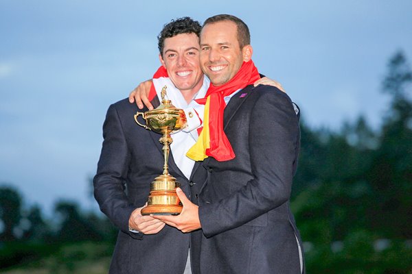 Rory McIlroy Sergio Garcia Europe Ryder Cup 2014