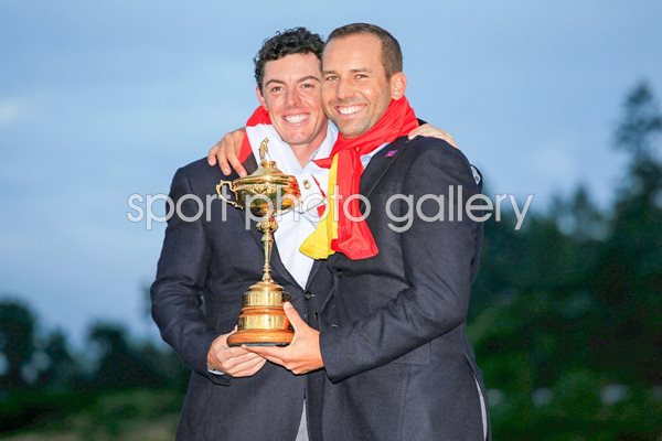 Rory McIlroy Sergio Garcia Europe Ryder Cup 2014