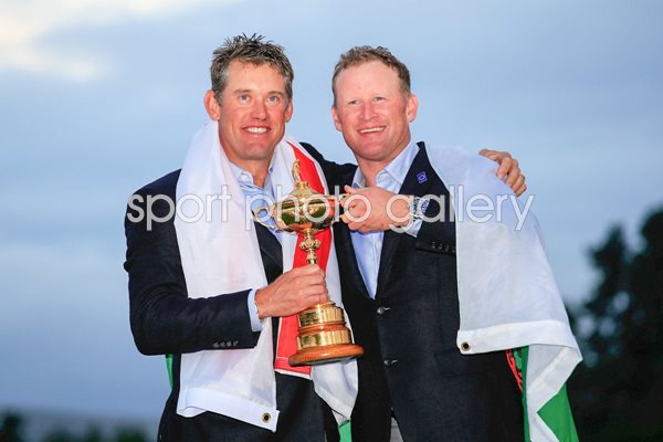 Lee Westwood Jamie Donaldson Europe Ryder Cup 2014