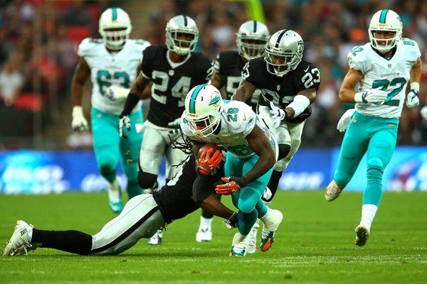 Lamar Miller Dolphins Wembley Stadium 2014