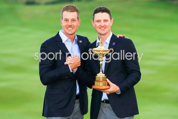 Henrik Stenson and Justin Rose 2014 Ryder Cup Winners