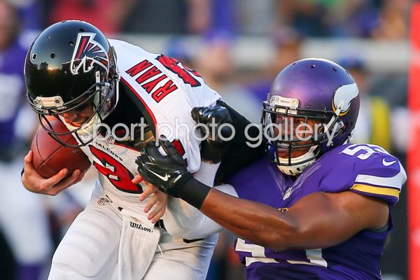 Matt Ryan Falcons & Anthony Barr Vikings 2014