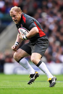 Dan Cole in action for England v Australia