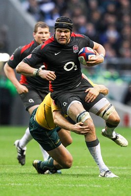 Tom Palmer of England v Australia 2010