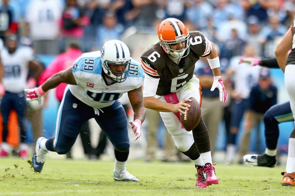 Brian Hoyer - Browns v  Titans 2014