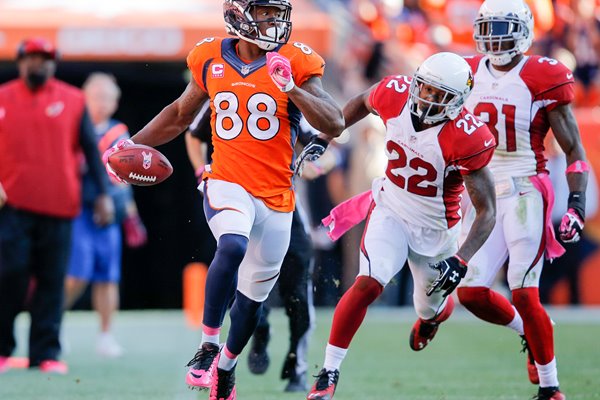 Cardinals v Broncos - Demaryius Thomas