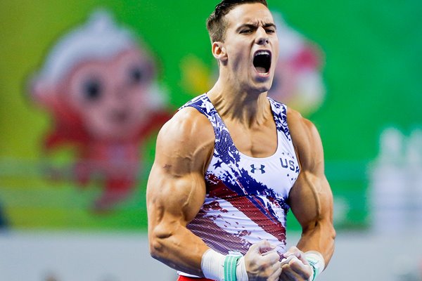 Jacob Dalton USA Horizontal Bar Team Final China 2014