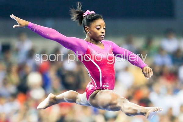 Simone Biles USA Balance Beam China 2014