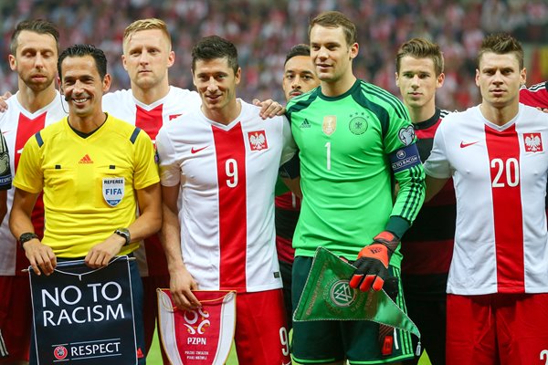 Lewandowski Poland v Neuer Germany 