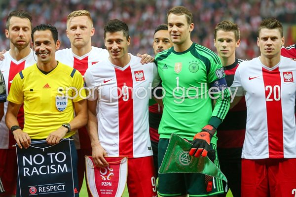 Lewandowski Poland v Neuer Germany 