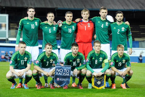 Northern Ireland team line up
