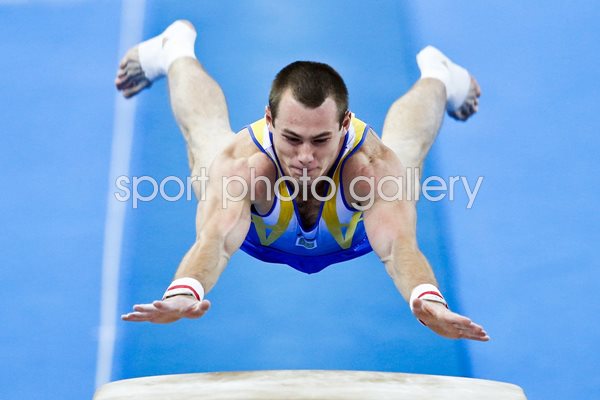 Oleg Verniaiev Ukraine Men`s Vault Final China 2014