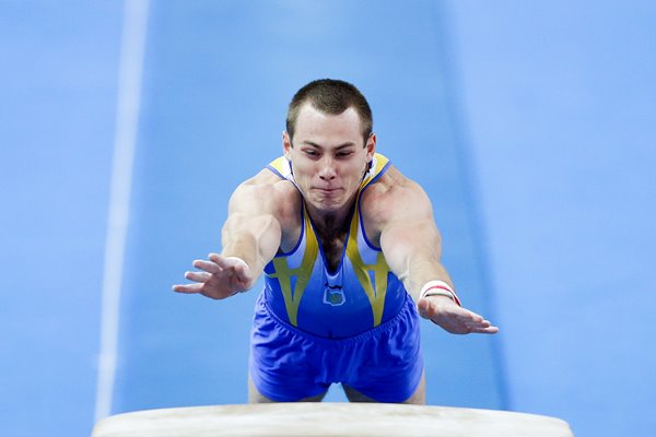 Oleg Verniaiev Ukraine Men`s Vault Final China 2014