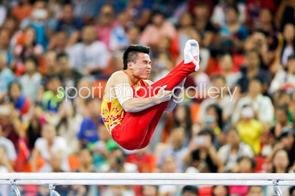 Deng Shudi Chona Men`s Parallel Bars Final 2014