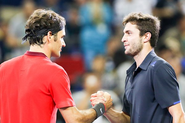 Roger Federer & Gilles Simon Shanghai Masters Final 2014