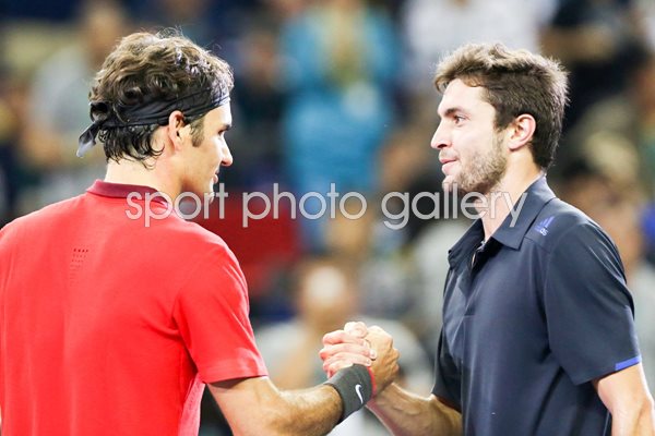 Roger Federer & Gilles Simon Shanghai Masters Final 2014
