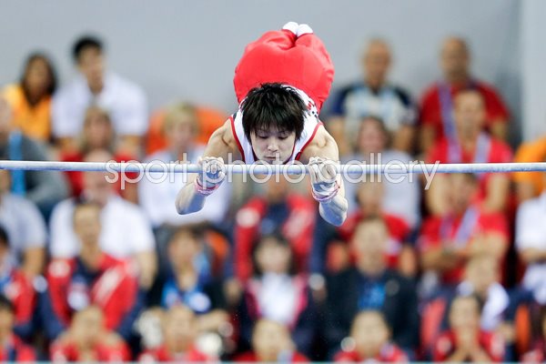 Kohei Uchimura Japan Horizontal Bar Final China 2014