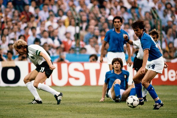 Marco Tardelli Italy v West Germany 1982 World Cup