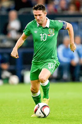 Robbie Keane Ireland v Germany