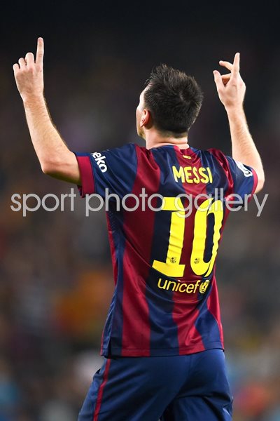 Lionel Messi Barcelona v SD Eibar 2014