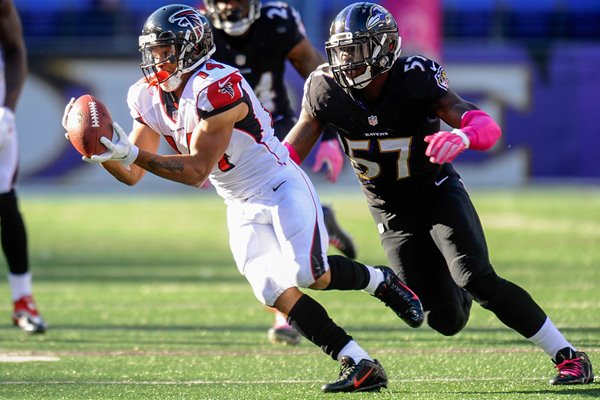 Falcons v Ravens - Eric Weems 2014