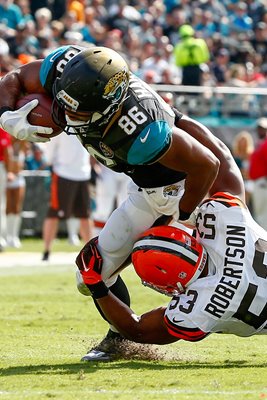 Browns v Jaguars - Clay Harbor 2014