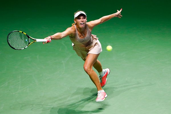 WTA Finals 2014 - Caroline Wozniacki Forehand