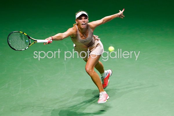 WTA Finals 2014 - Caroline Wozniacki Forehand