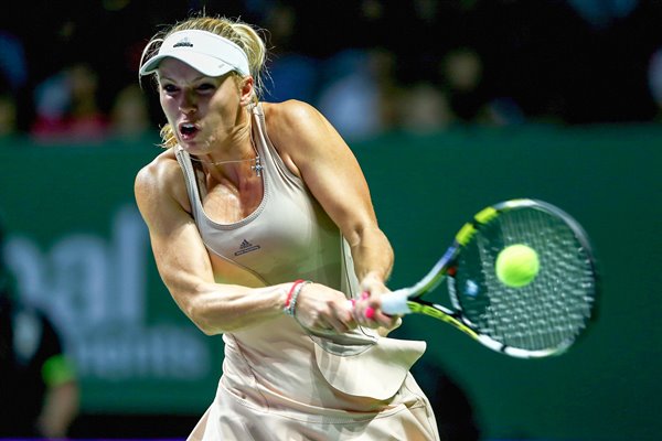 WTA Finals 2014 - Caroline Wozniacki Backhand