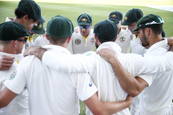 Michael Clarke Australia Captain team talk Abu Dhabi 2014