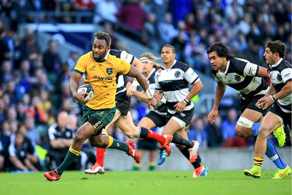 Tevita Kuridrani Australia v Barbarians Twickenham 2014