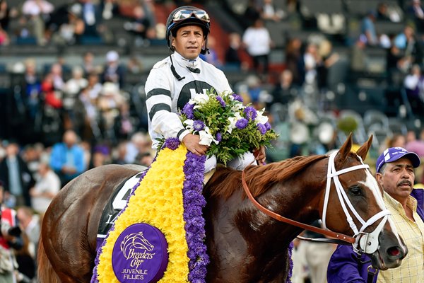  Victor Espinoza Hands Winery Breeder's Cup 2014