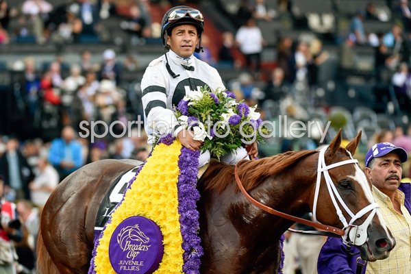  Victor Espinoza Hands Winery Breeder's Cup 2014