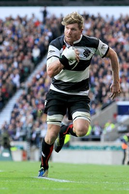 Adam Thompson Barbarians v Australia Twickenham 2014