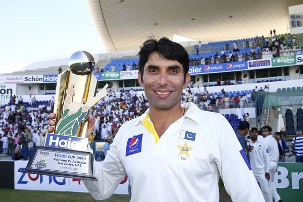 Misbah-ul Haq Pakistan Captain v Australia 2014
