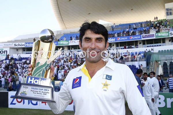 Misbah-ul Haq Pakistan Captain v Australia 2014