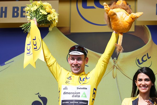 Mark Cavendish Yellow Jersey Tour de France 2016