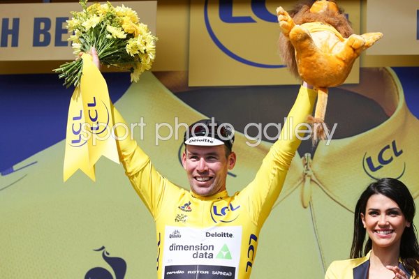 Mark Cavendish Yellow Jersey Tour de France 2016