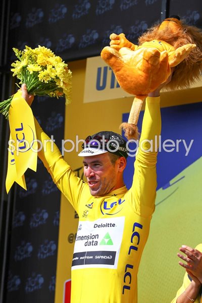 Mark Cavendish Yellow Jersey Tour de France 2016