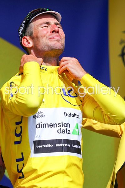 Mark Cavendish Yellow Jersey Tour de France 2016