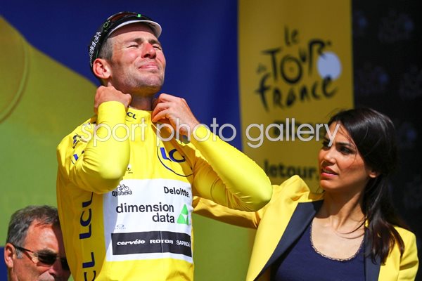 Mark Cavendish Yellow Jersey Tour de France 2016