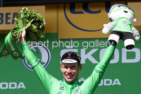 Mark Cavendish Green Jersey Stage 1 Tour 2016