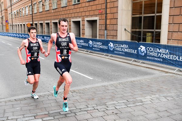 Alistair & Jonathan Brownlee Triathlon Stockholm 2016